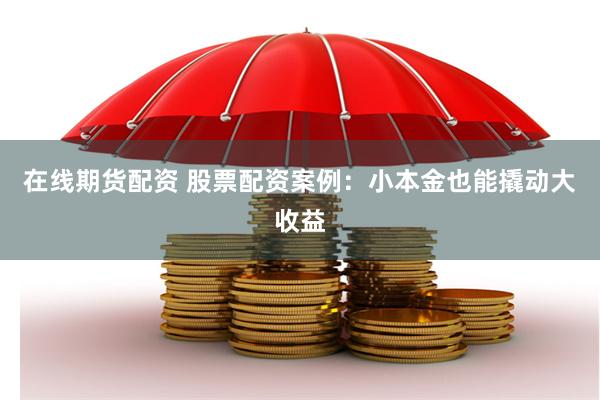 在线期货配资 股票配资案例：小本金也能撬动大收益