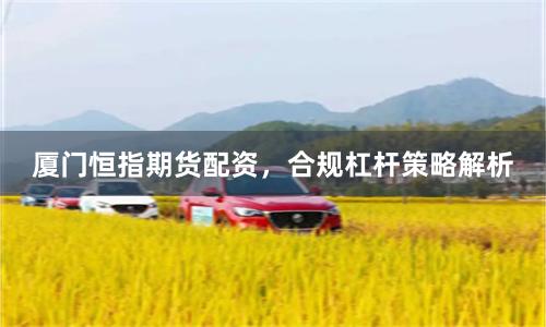 厦门恒指期货配资，合规杠杆策略解析