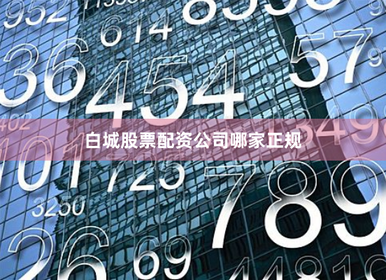 白城股票配资公司哪家正规